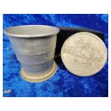 Vintage collapsible cup