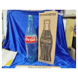 Glass 23" Coca-Cola bottle with box NO SHIPPING