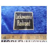 1954 post serial metal railroad sign insert