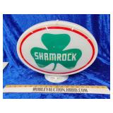 Nos Shamrock double sided gas globe glass faces