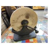 Antique hand crank grinder