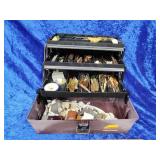 Tackle box full of gun cleaning