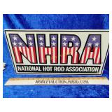 National Hot rod association embossed