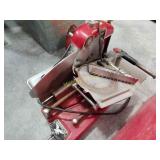 American meat slicer bring help to load (