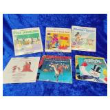 Vintage little Golden book and records and Fisher
