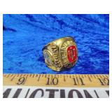 Large IU Championship Ring paperweight