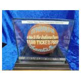 1981 ball presented to Don Marsh with 1981 pacers