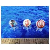 Rare IU Marbles set of 3 with the bison