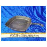 Square Cast iron pan marked with B