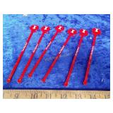 Vintage IU football swizzle sticks