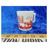 Vintage Davy Crockett glass