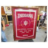 Framed Banner IU basketball beautiful pc NO