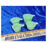 Jadeite measuring cups