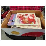 Box full Football programs