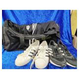 Team issued bag/shoes 101/2/short size large