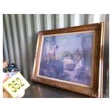 LARGE FRAMED PICTURE-NO SHIPPING
