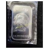One ounce silver bar