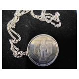 IU peach bowl Atlanta Georgia 1 troy ounce silver