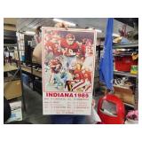 1985 IU football poster