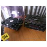 RECORD PLAYER & HEAD UNIT-NO SHIPPING