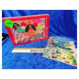 New puzzle plus 3D coloring book