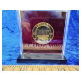1993 IU 24 karat gold plated bronze token
