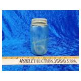 Antique Ball jar with bubbles