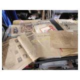 Huge lot of vintage paperwork anywhere from 1800s
