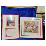 Bob Knight autographed 19/1000 Lithoserigraph No