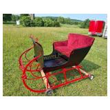 1890s BEAUTIFUL RESTORED 1 HORSE SLEIGH