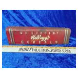 Vintage kelloggs cereals display