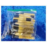 25 vials of gold flakes