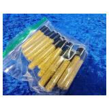 25 vials of gold flakes