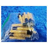 25 vials of gold flakes