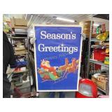 Original 1966 Gulf gas station poster does have