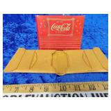 Vintage drink Coca-Cola and bottles billfold