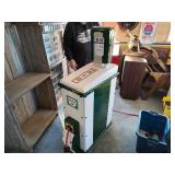 Handmade air meter display made of wood