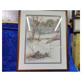 32"x40" bonnie k short artwork