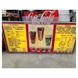 Like new Coca-Cola menu board