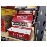 Heavy Coca-Cola cash register two keys working
