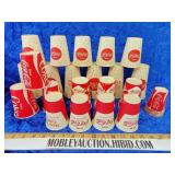 Assortment vantage wax Coca-Cola cups