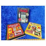 3 hardback Coca-Cola collectors price guides and