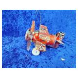 Coca-Cola airplane made out of recycled cans