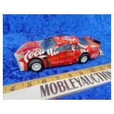 Coca-Cola race car made out of recycled cans