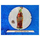 1930s original porcelain round 18 in Sign