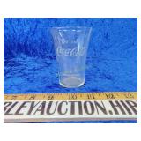 Vintage Coca-Cola syrup glass