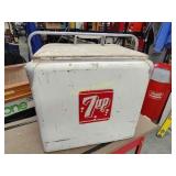 Vintage 7-Up cooler