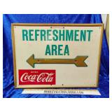 Orig Coca-Cola Refreshment area 24x17