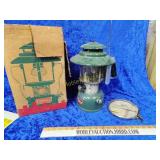 Rare Coleman lantern with toolkit on bottom and