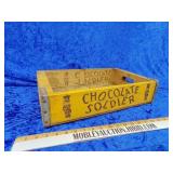 Rare 1960s chocolate soldier soda crate